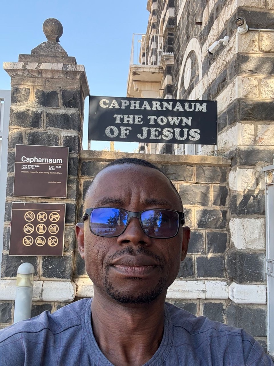Pastor Zac at Capernaum — the Town of Jesus